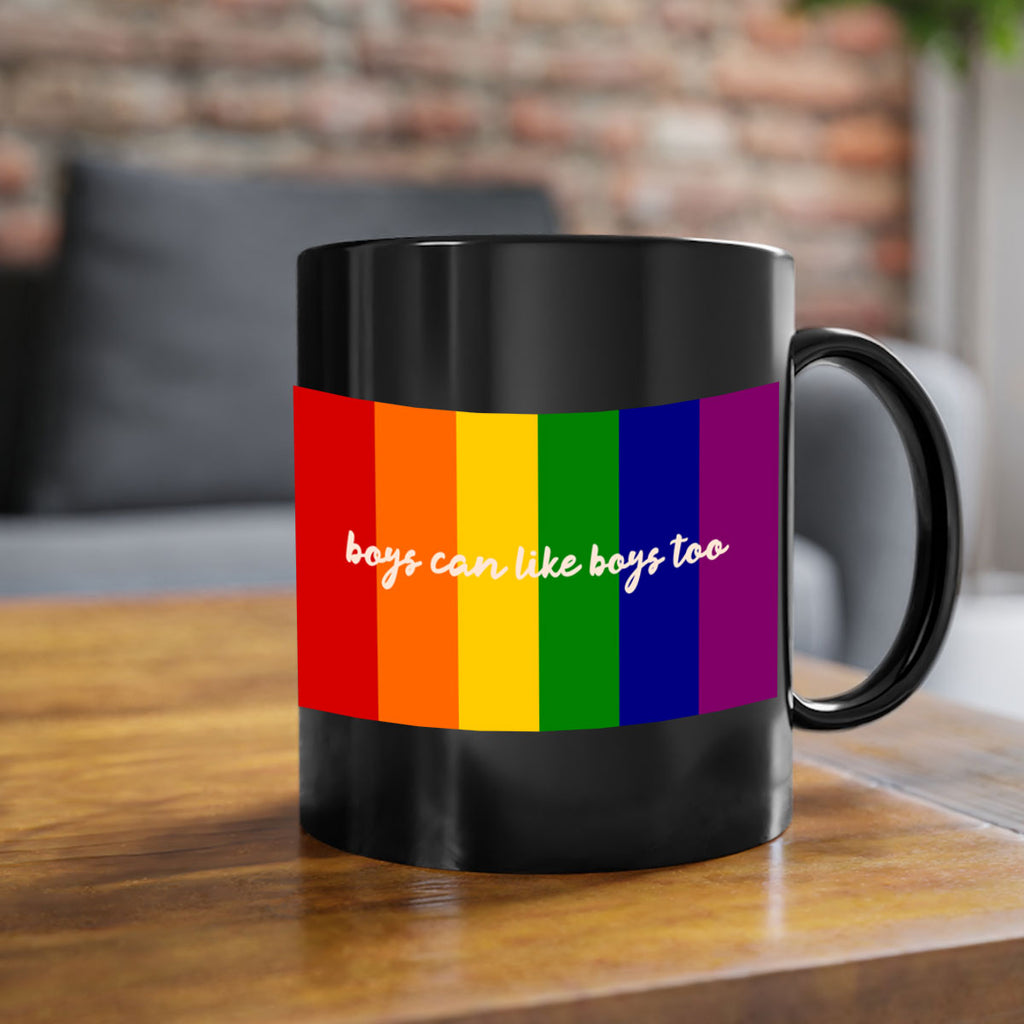 Boys can like Boys too 17#- lgbt-Mug / Coffee Cup