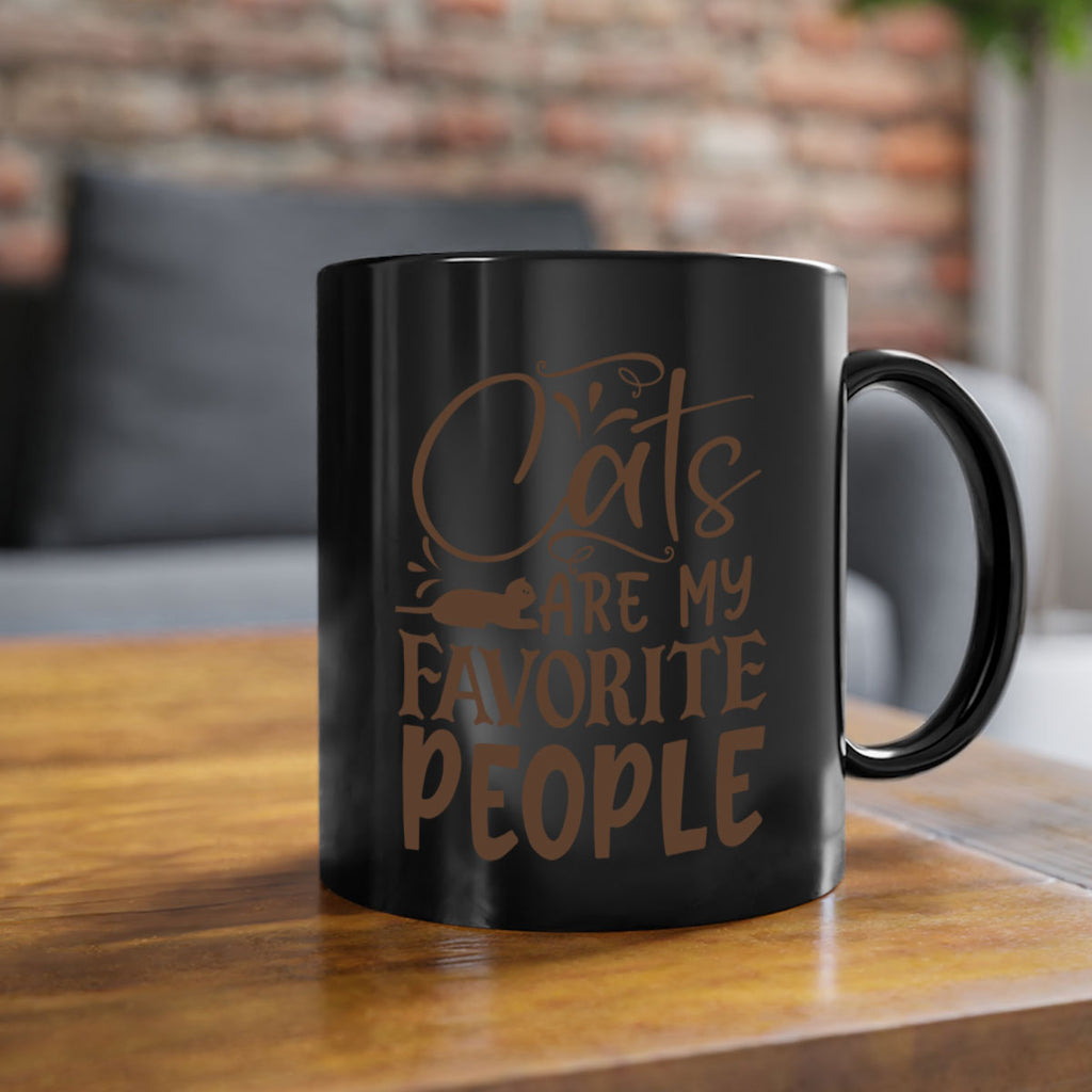 Cats Are My Favorite People Style 7#- cat-Mug / Coffee Cup