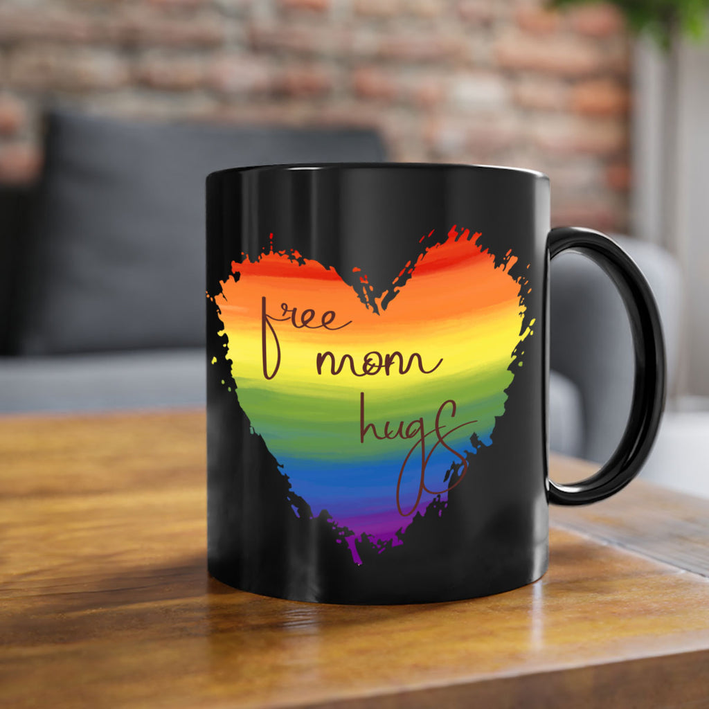 Free Mom Hugs Rainbow Pride Lgbt Png 35#- lgbt-Mug / Coffee Cup