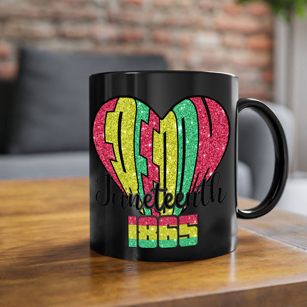 Juneteenth Since 1865 Heart 20#- juneteenth-Mug / Coffee Cup