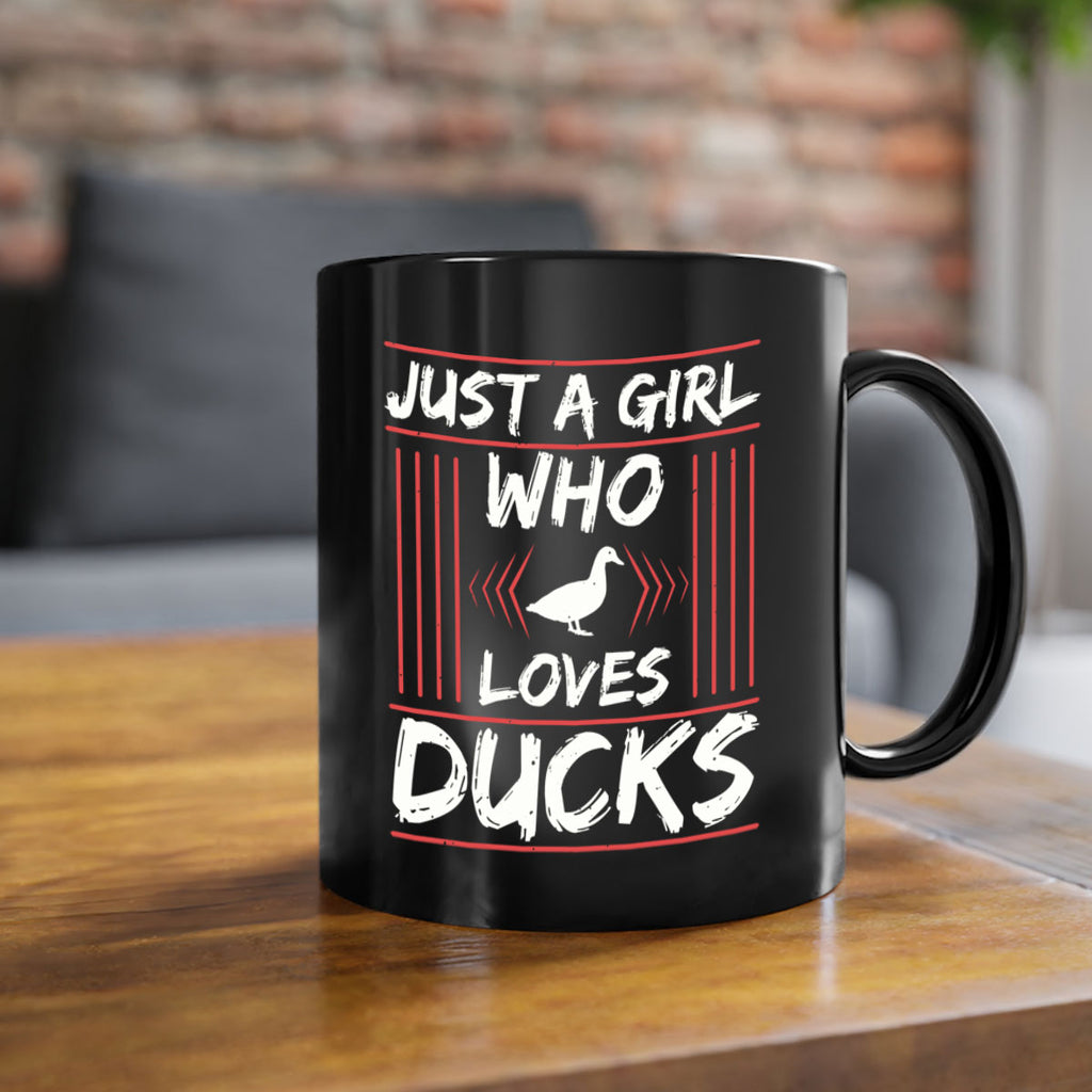 Just A Girl Who Loves Ducks Style 33#- duck-Mug / Coffee Cup