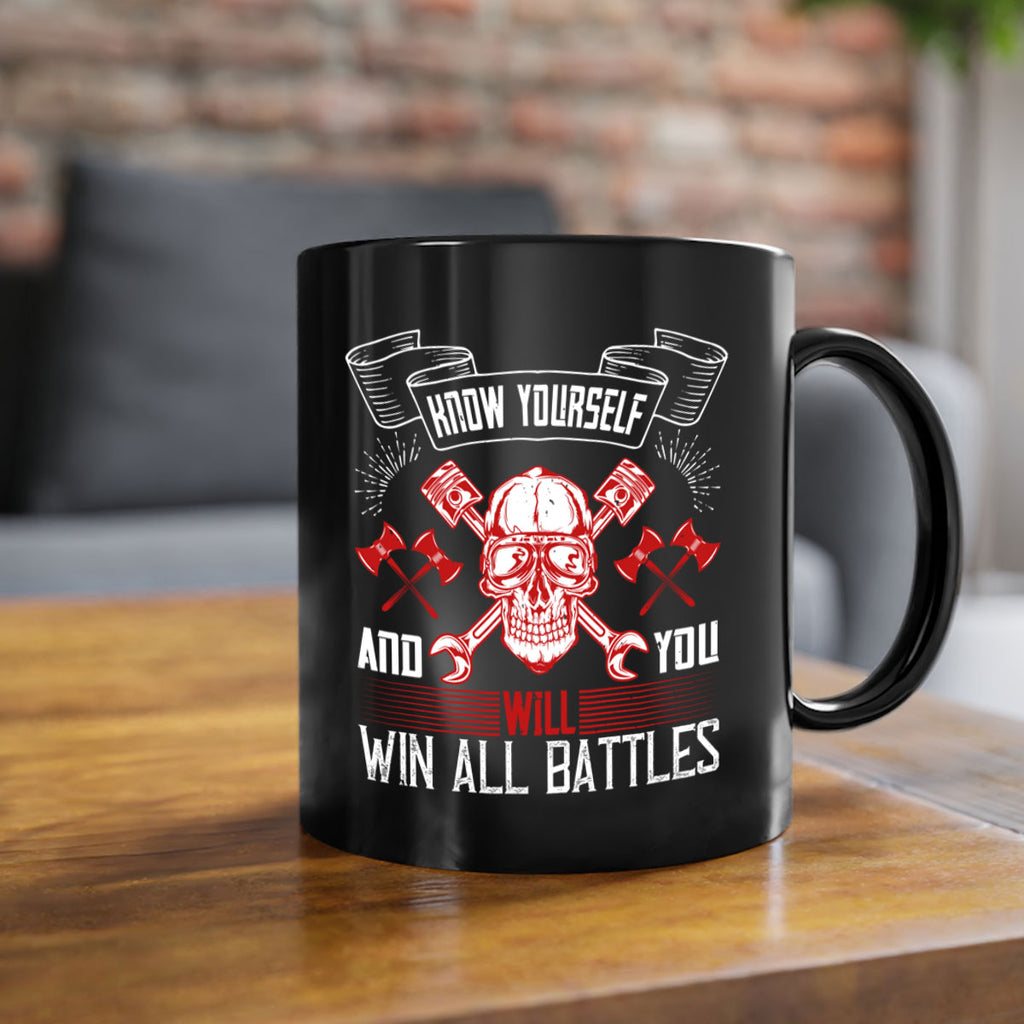 Know yourself and you will win all battles Style 25#- dentist-Mug / Coffee Cup