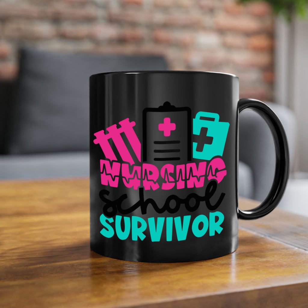 Nursing School Survivor Style Style 62#- nurse-Mug / Coffee Cup