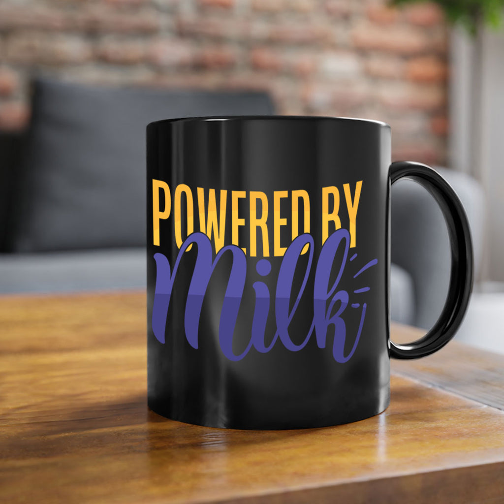 Powered By Milk Style 204#- baby2-Mug / Coffee Cup