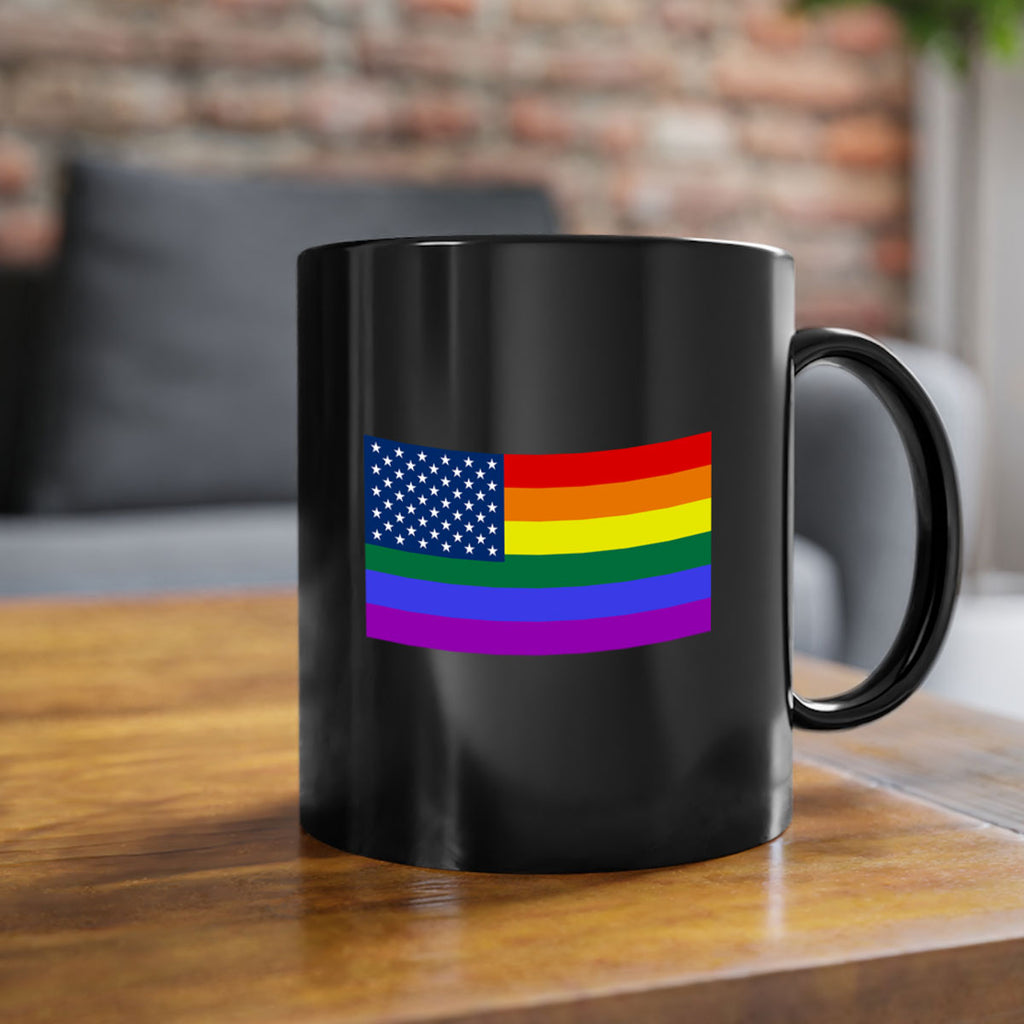 Rainbow american flag 11#- lgbt-Mug / Coffee Cup