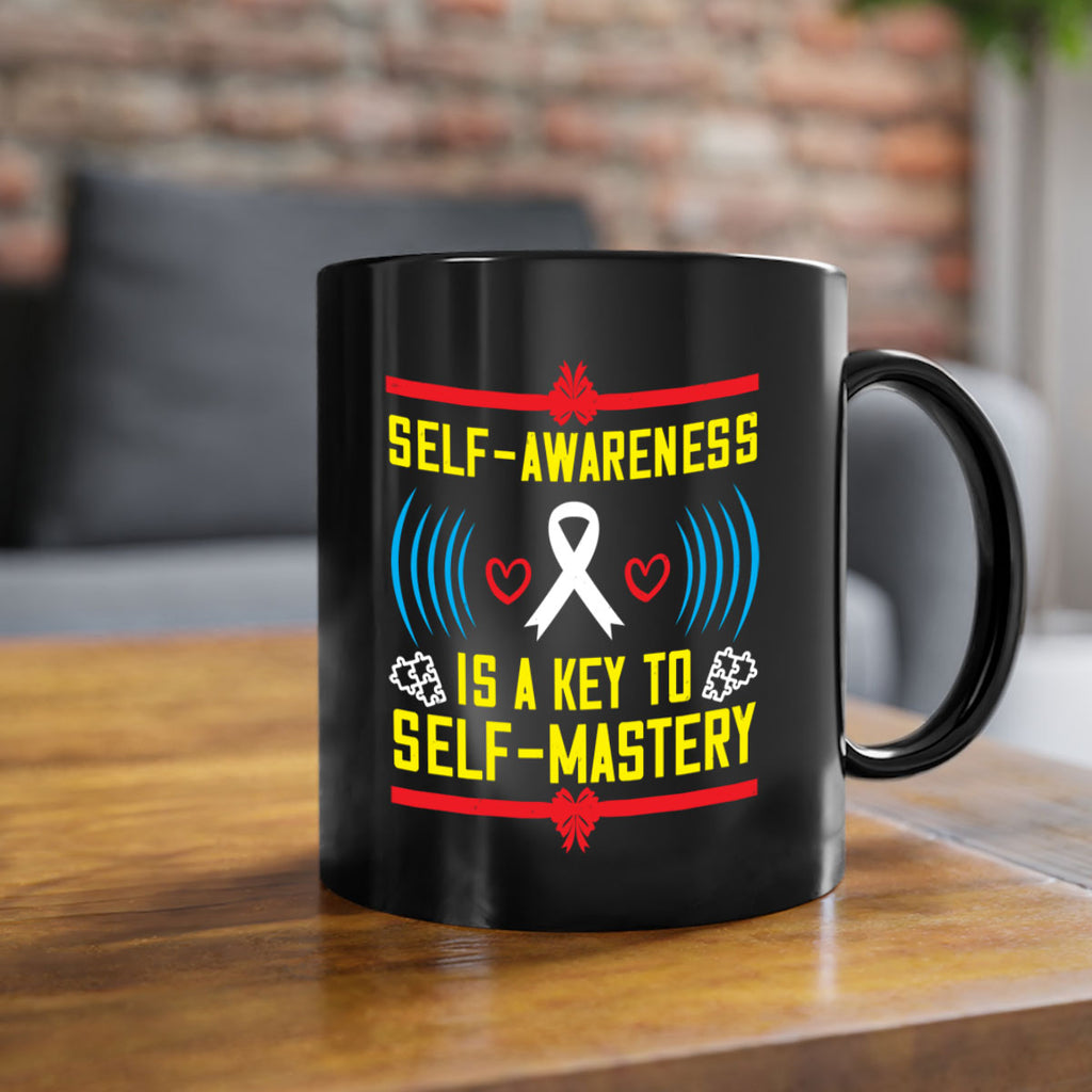 Self wareness is a key to self mastery Style 32#- Self awareness-Mug / Coffee Cup