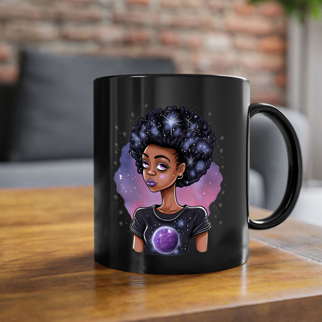 Sparkling Black Girl Design 11#- Black women - Girls-Mug / Coffee Cup