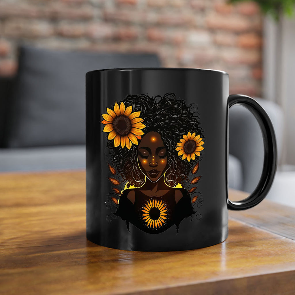 Sparkling Black Girl Design 13#- Black women - Girls-Mug / Coffee Cup