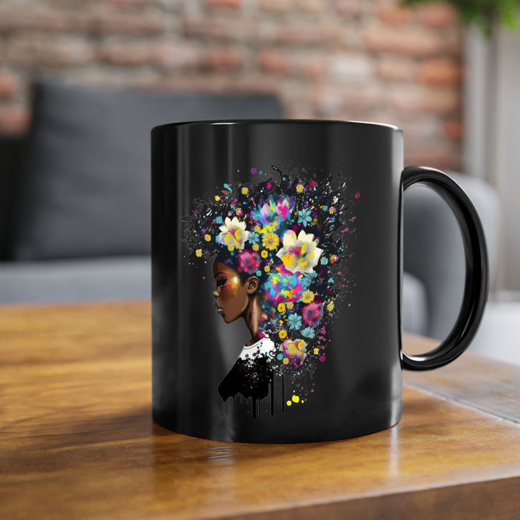 Sparkling Black Girl Design 2#- Black women - Girls-Mug / Coffee Cup