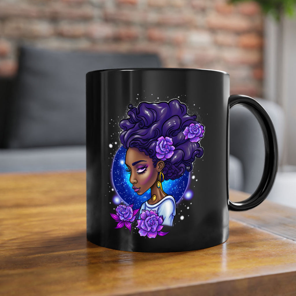 Sparkling Black Girl Design 7#- Black women - Girls-Mug / Coffee Cup