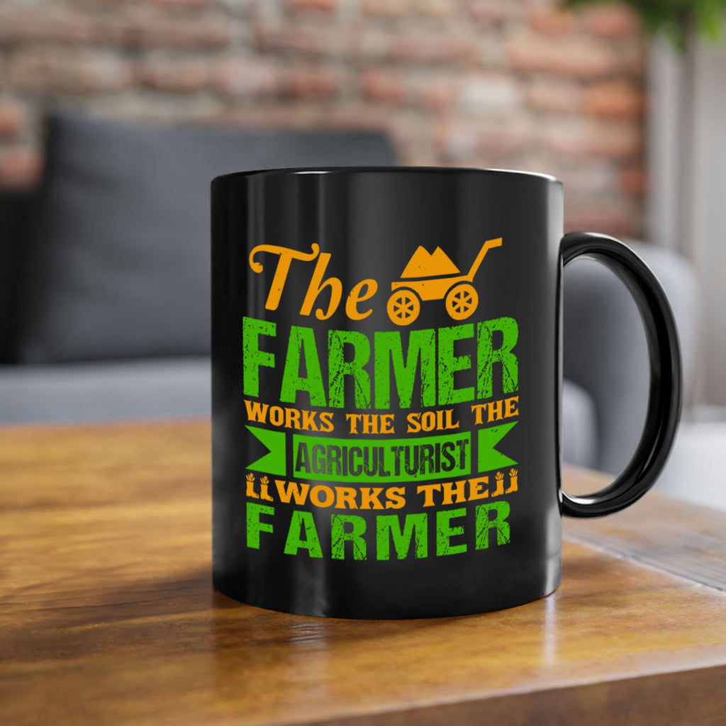 The farmers work the soil 33#- Farm and garden-Mug / Coffee Cup