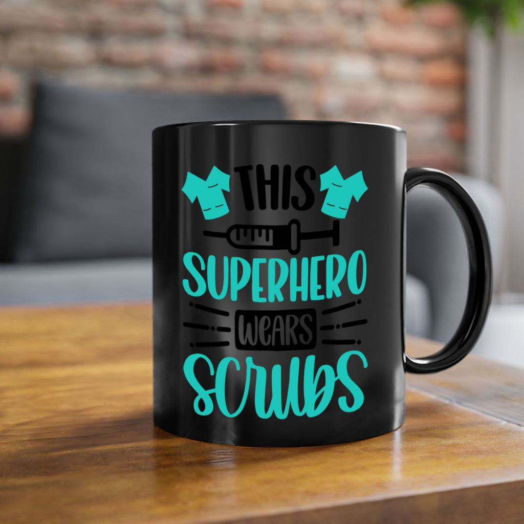 This Superhero Wears Style Style 18#- nurse-Mug / Coffee Cup