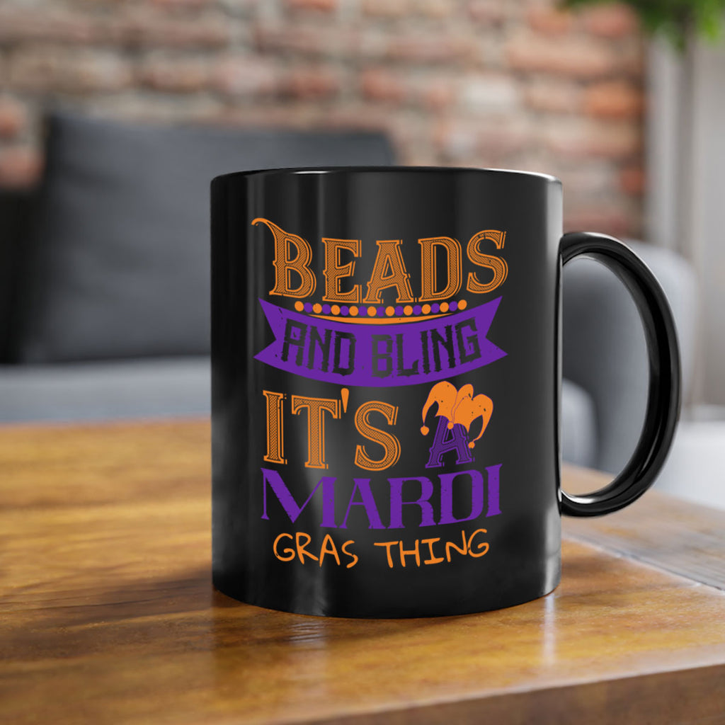 beads and bling its a mardi gras thing 51#- mardi gras-Mug / Coffee Cup