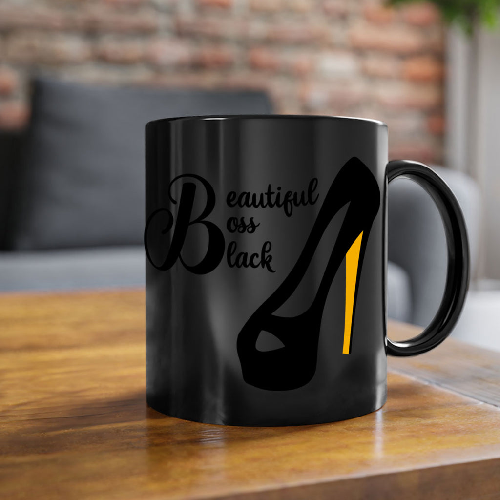 beautiful boss black Style 64#- Black women - Girls-Mug / Coffee Cup
