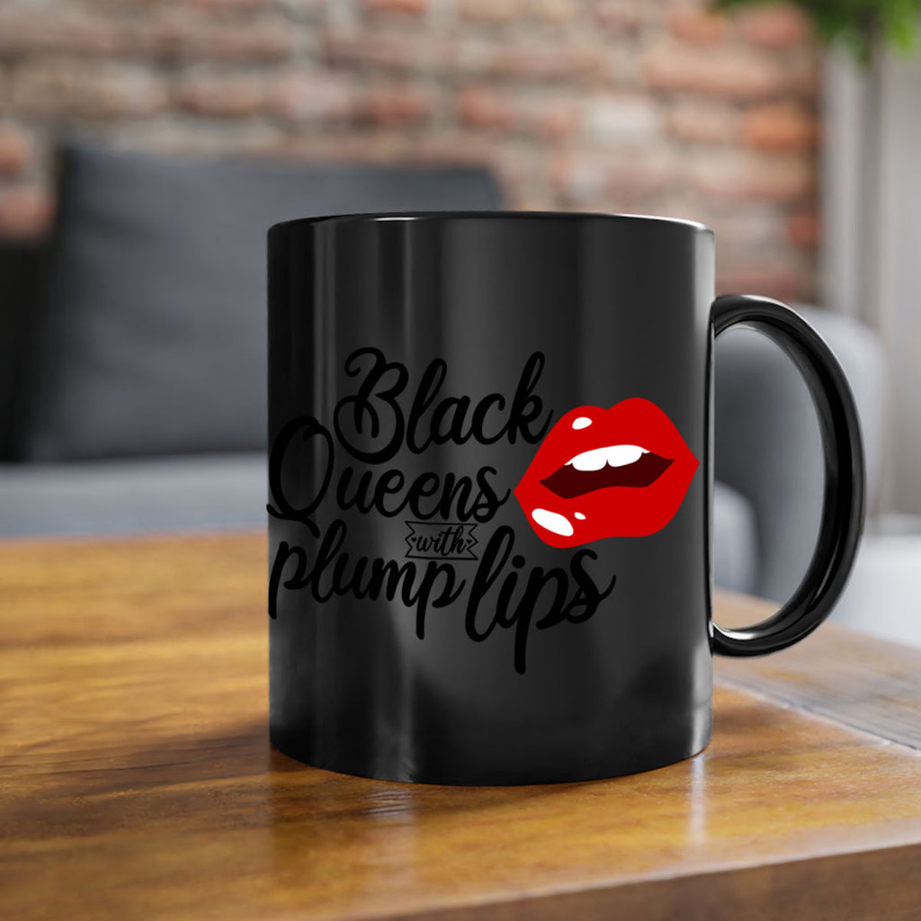 black queens plump lips Style 54#- Black women - Girls-Mug / Coffee Cup