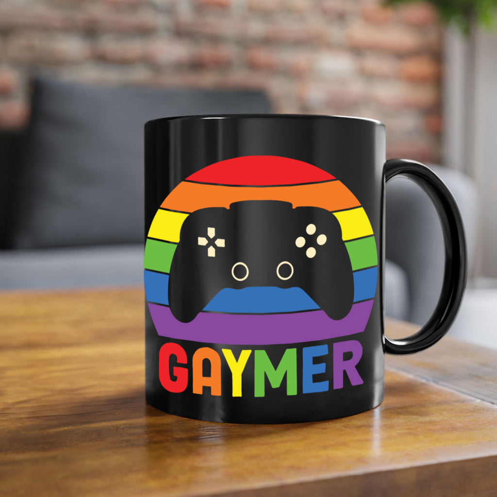 gaymer lgbt gamer rainbow flag lgbt 135#- lgbt-Mug / Coffee Cup