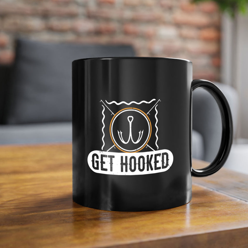 get hooked 264#- fishing-Mug / Coffee Cup