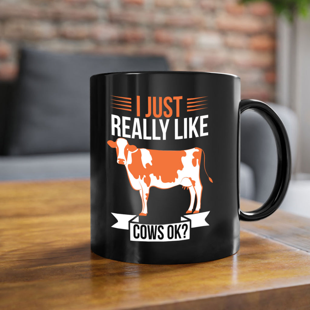 i just really like cows ok Style 3#- Cow-Mug / Coffee Cup