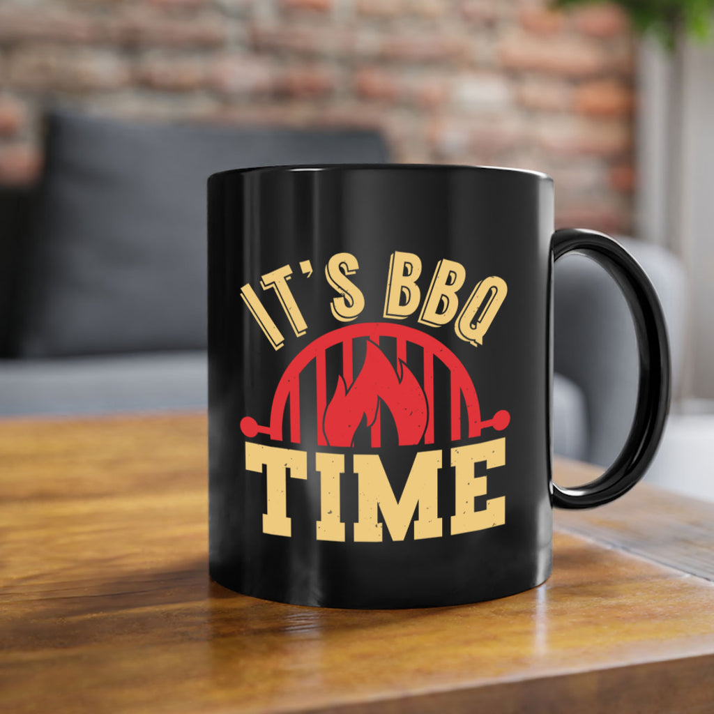 its bbq time 32#- bbq-Mug / Coffee Cup