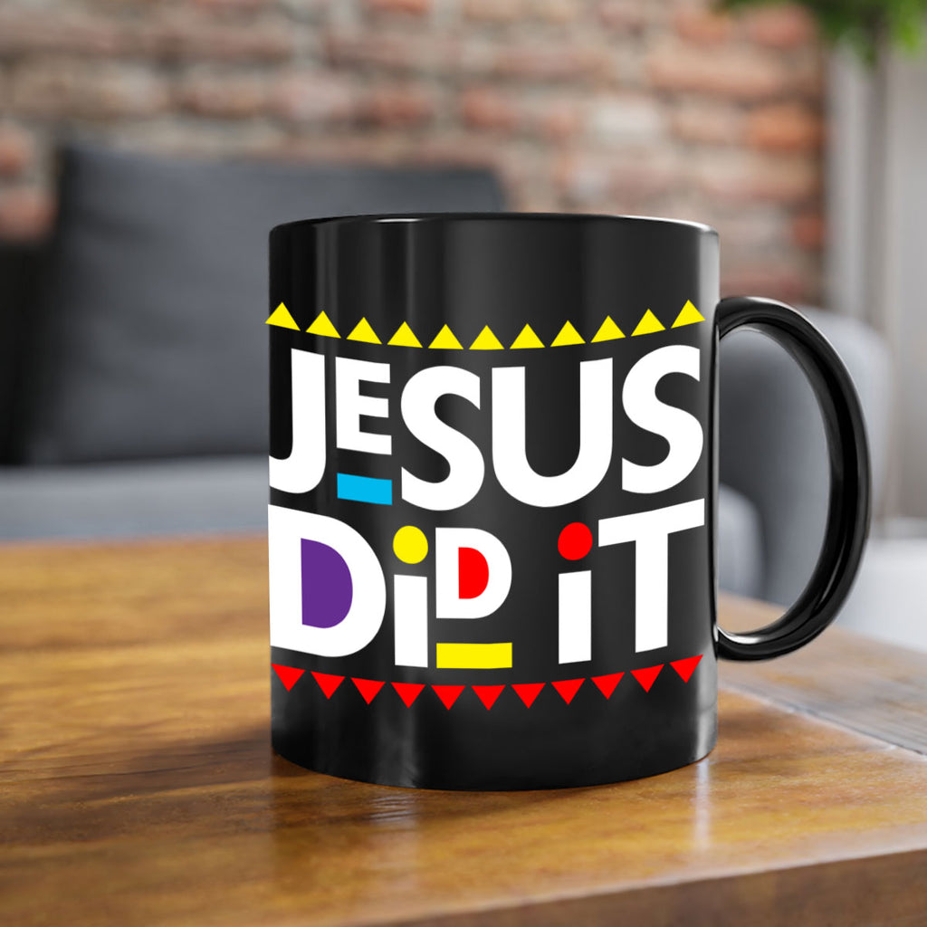 jesus did it martin 103#- black words - phrases-Mug / Coffee Cup