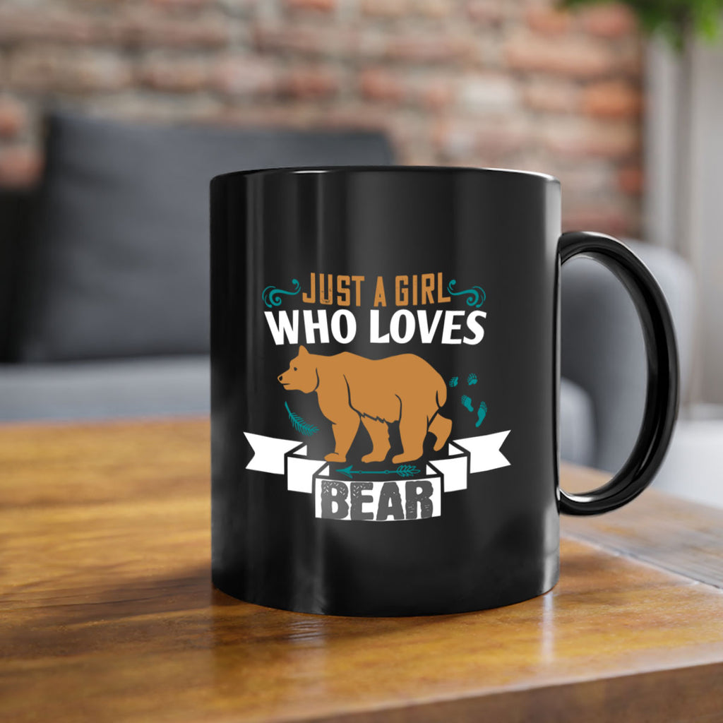 just a girl who loves bear 19#- bear-Mug / Coffee Cup