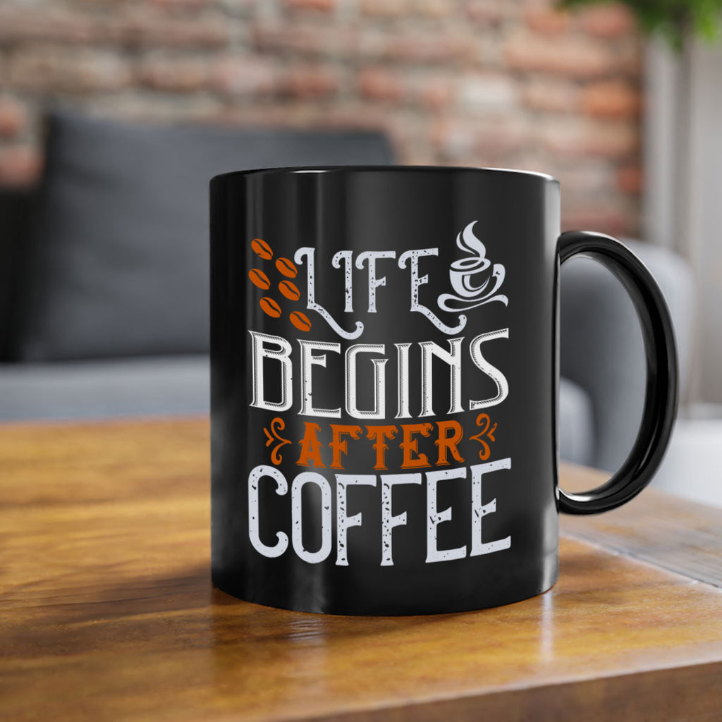 life begins after coffee 239#- coffee-Mug / Coffee Cup