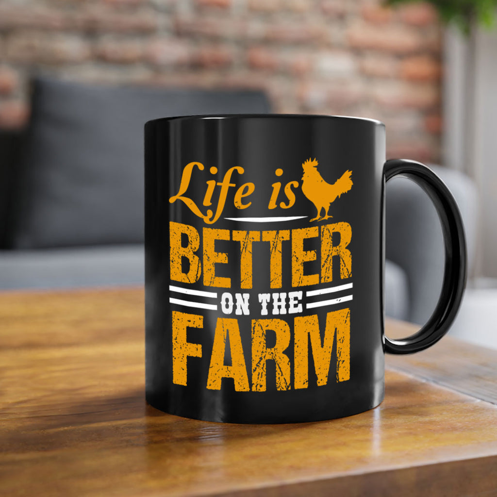 life is better on the farm 44#- Farm and garden-Mug / Coffee Cup