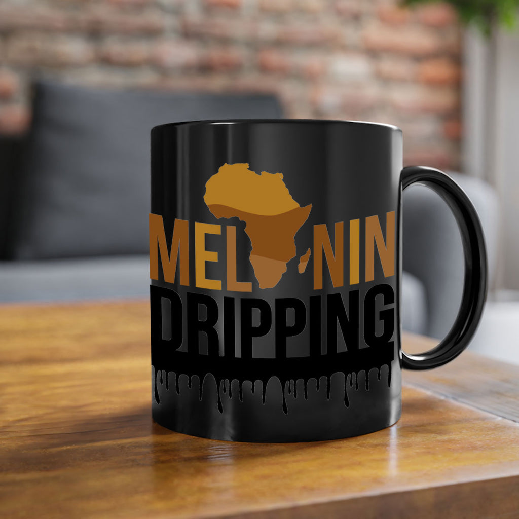 melanin dripping 182#- black words - phrases-Mug / Coffee Cup