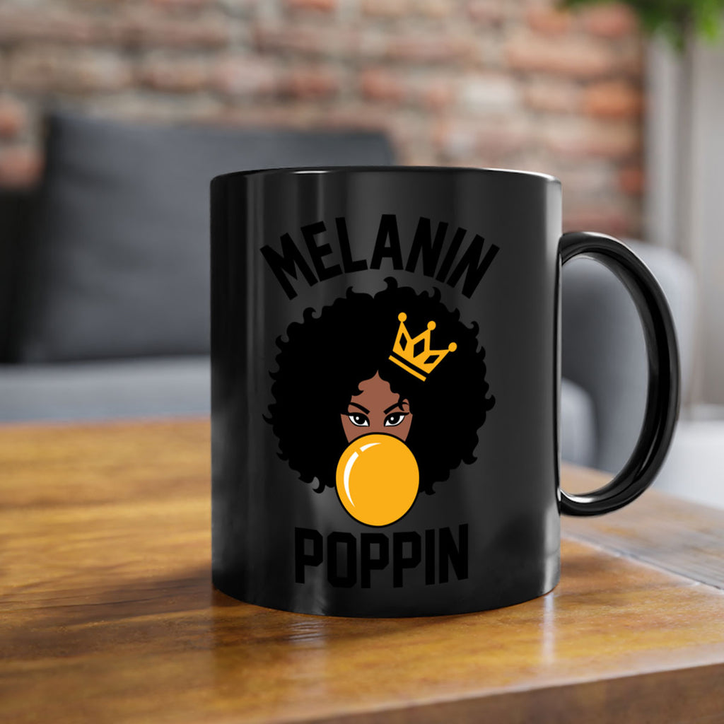 melanin poppin afro girl 25#- Black women - Girls-Mug / Coffee Cup