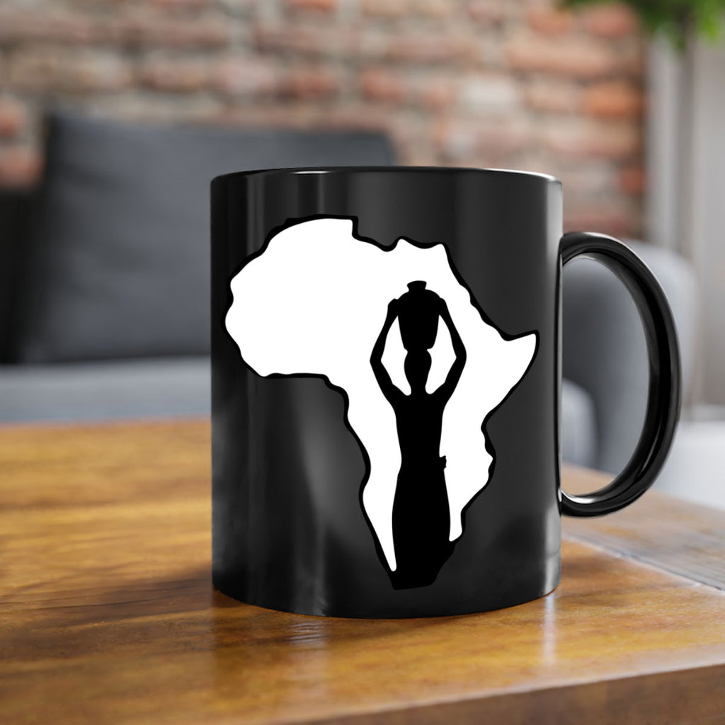 mother africa- black words - phrases-Mug / Coffee Cup