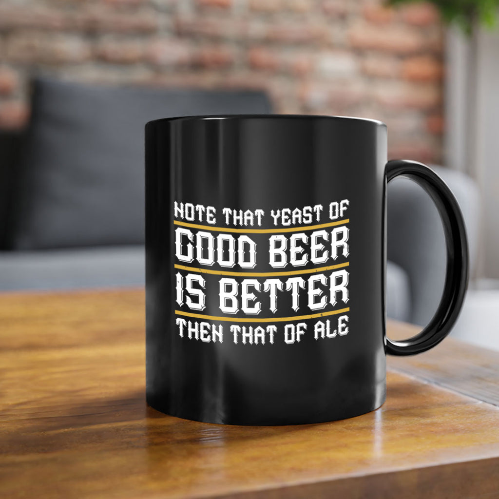 note that yeast of good beer is better then that of ale 55#- beer-Mug / Coffee Cup