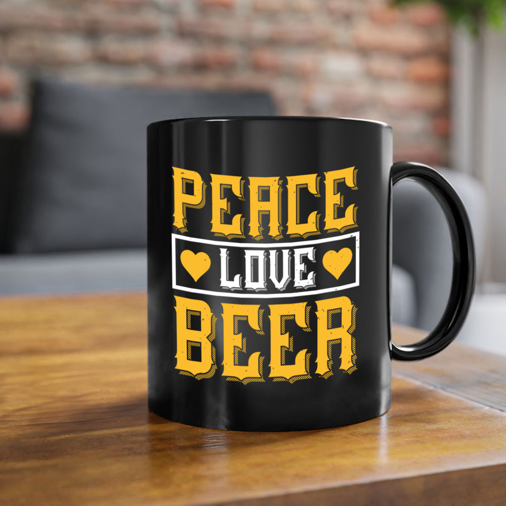 peace love beer 53#- beer-Mug / Coffee Cup