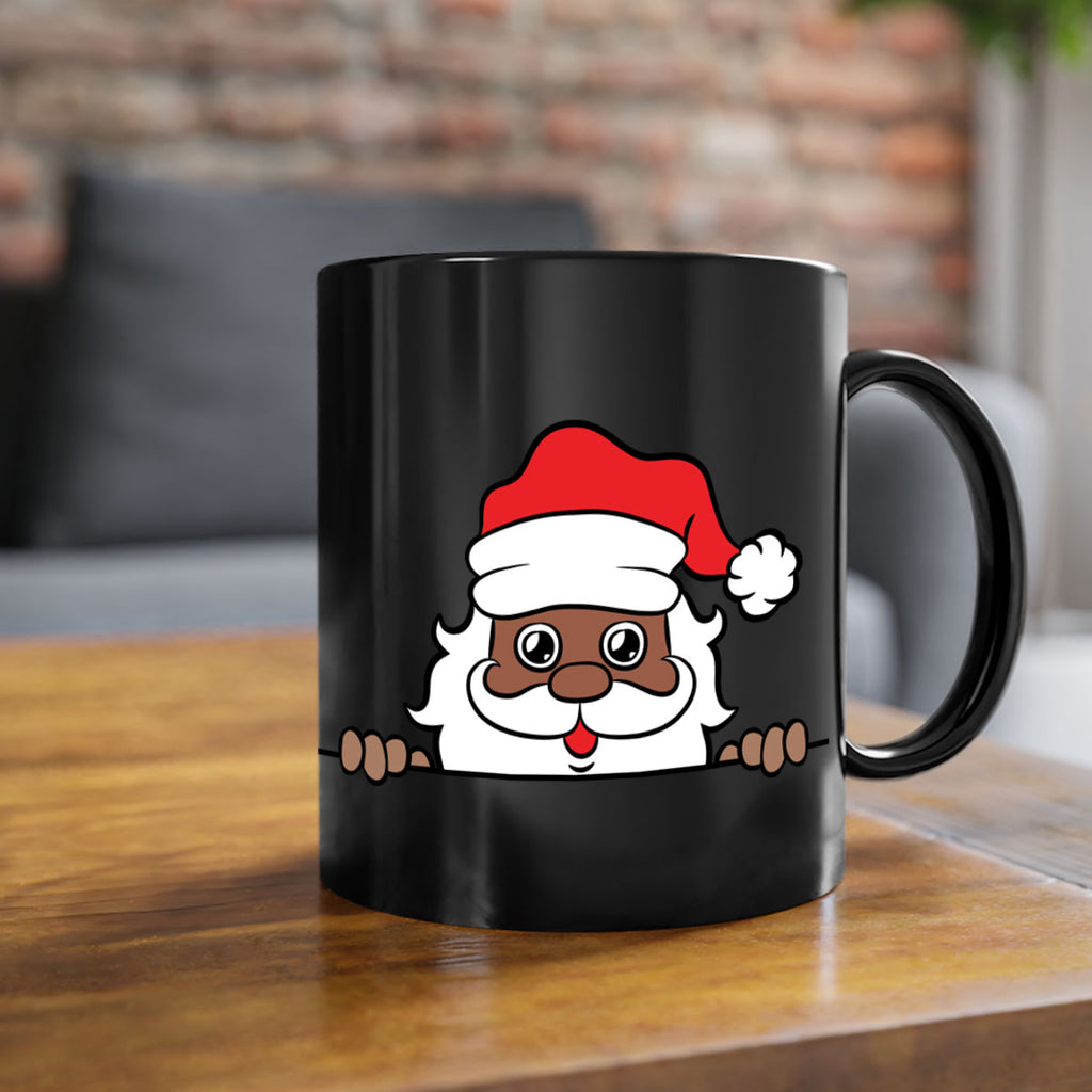 peekaboo black santa 19#- Black men - Boys-Mug / Coffee Cup