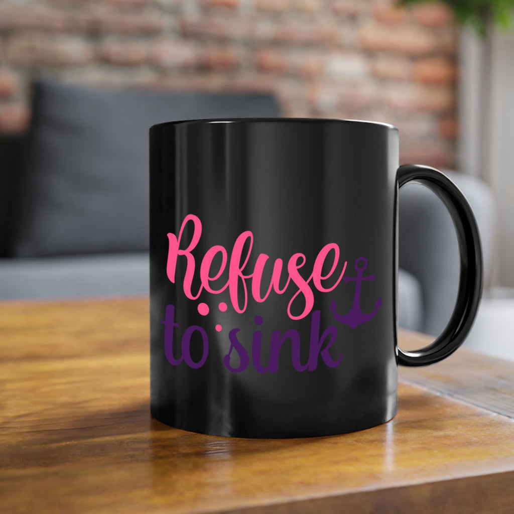 refuse to sink Style 4#- breast cancer-Mug / Coffee Cup