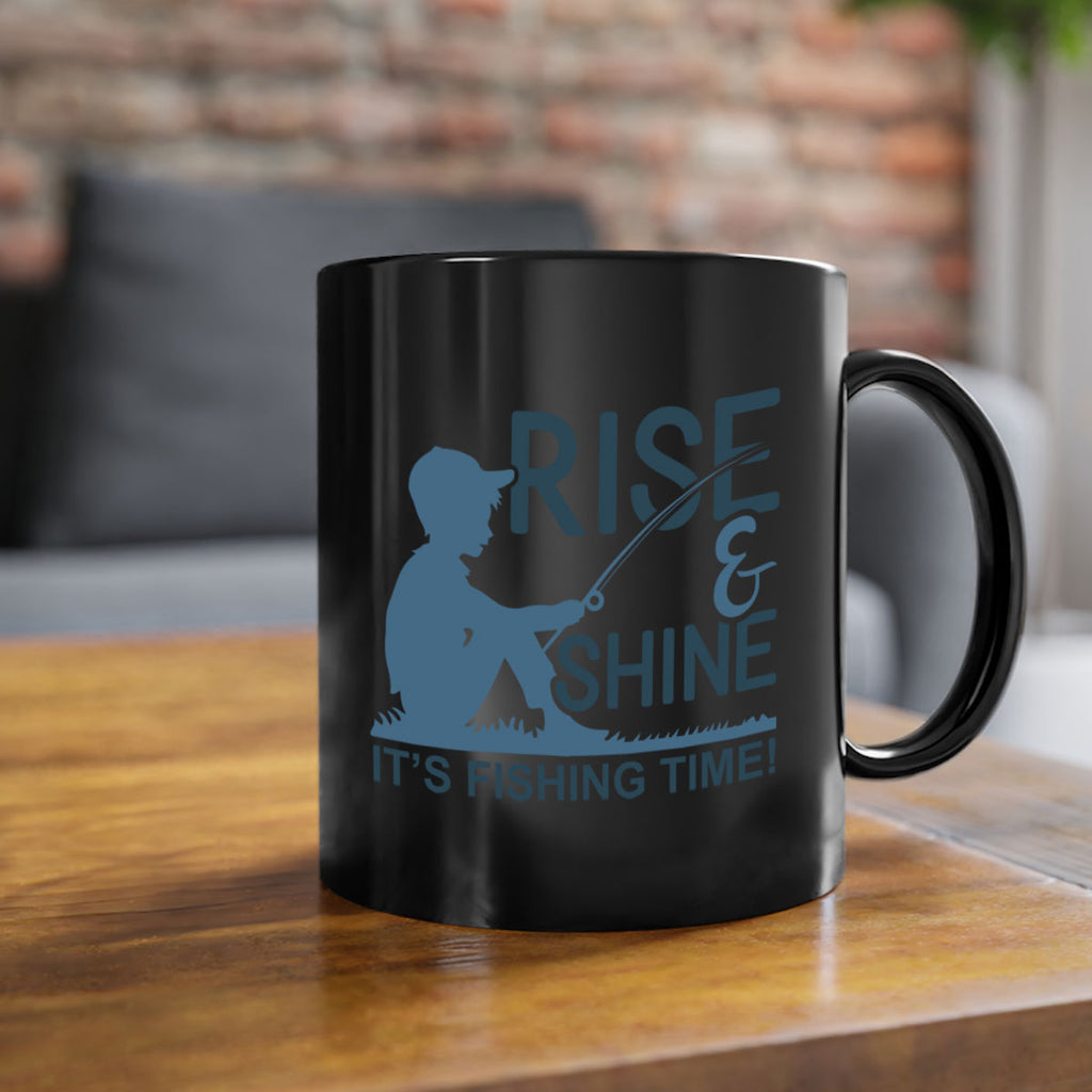 rise shine 41#- fishing-Mug / Coffee Cup