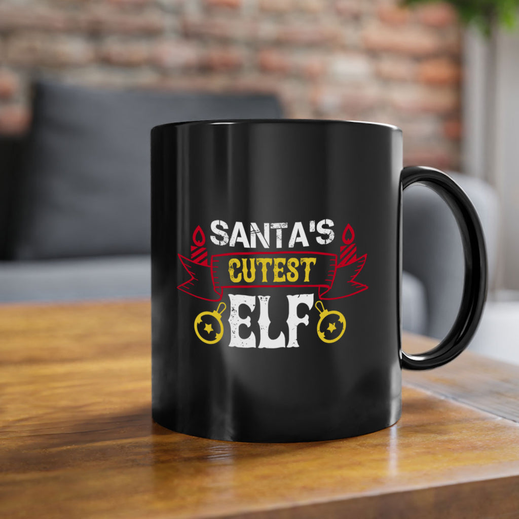 santa’s cutest elf 363#- christmas-Mug / Coffee Cup