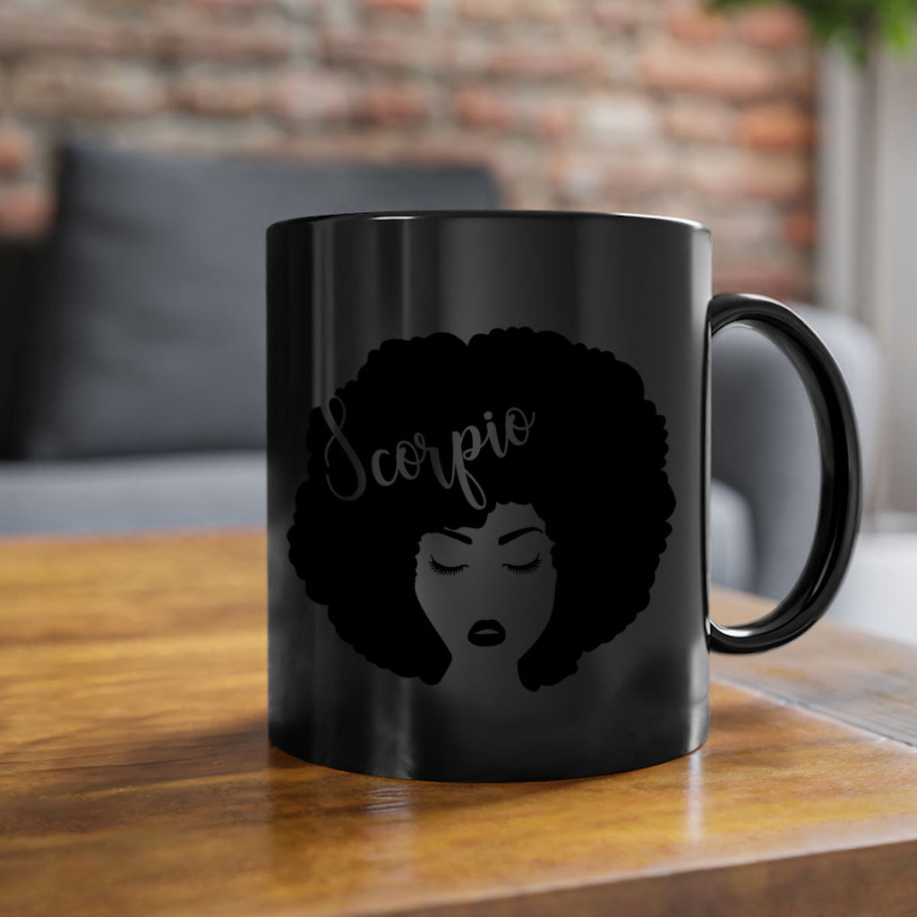 scorpio17#- Black women - Girls-Mug / Coffee Cup
