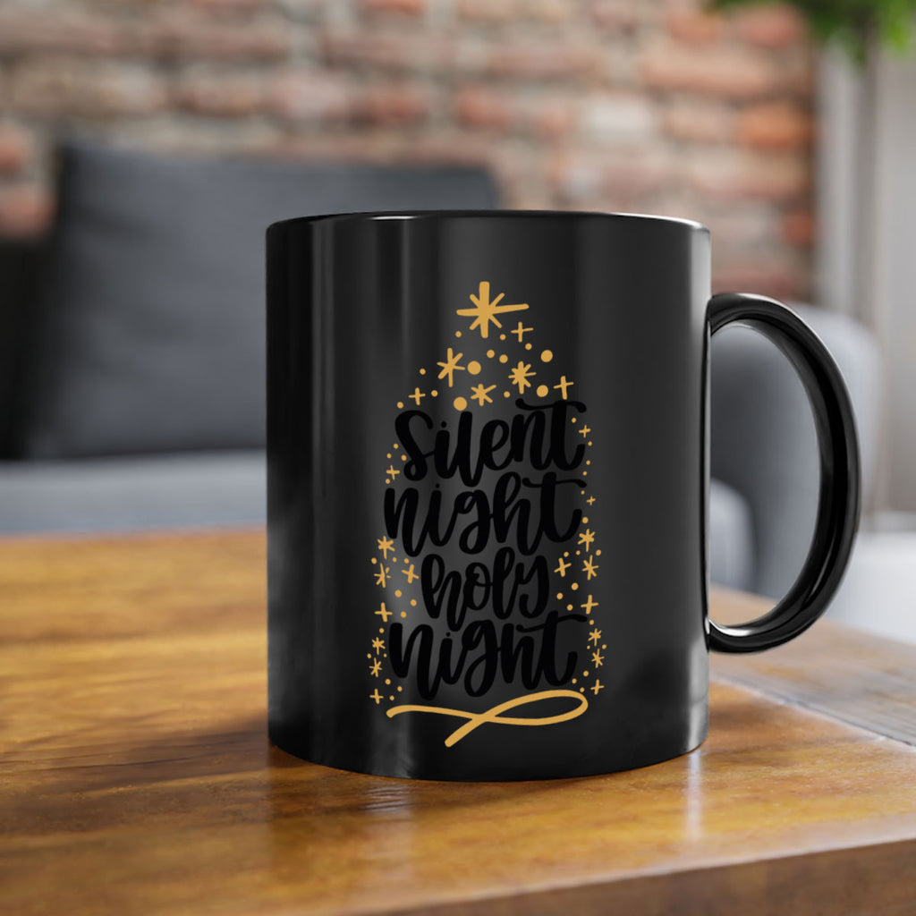 silent night holy night gold 47#- christmas-Mug / Coffee Cup