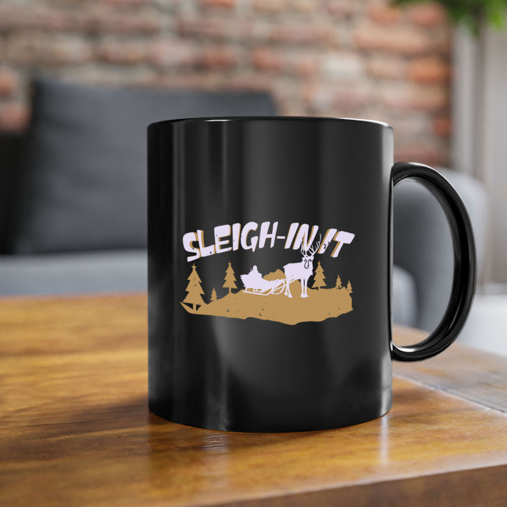 sleighin it 359#- christmas-Mug / Coffee Cup