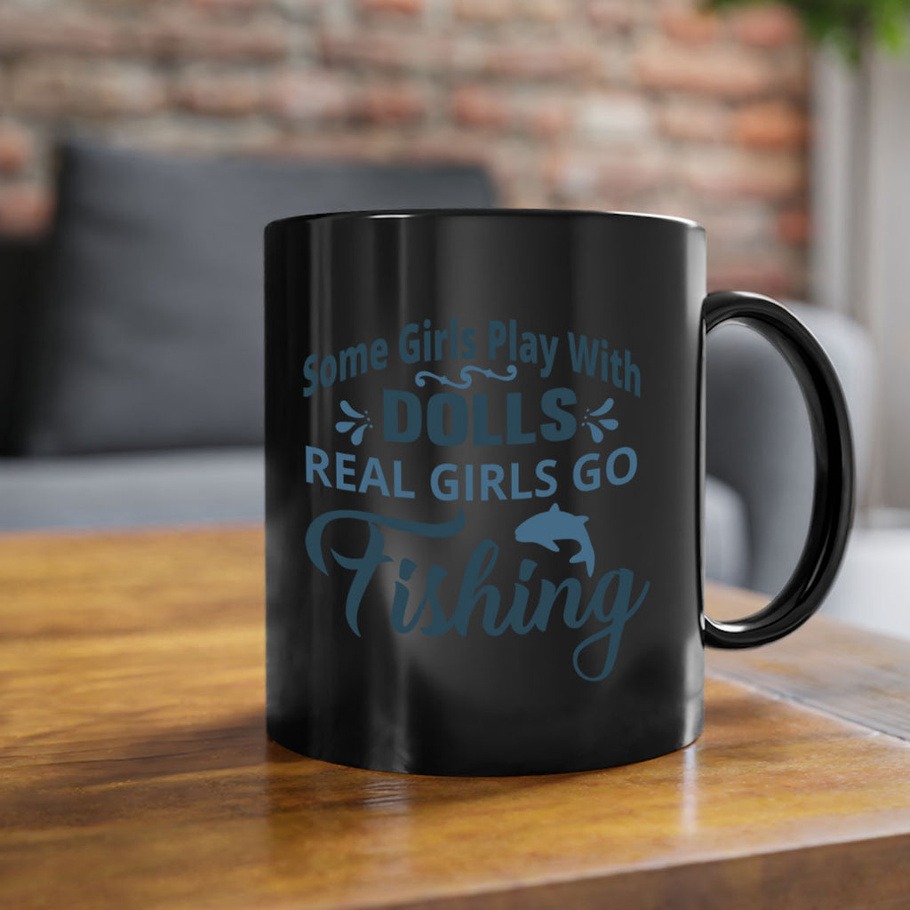 some girl play with dolls 38#- fishing-Mug / Coffee Cup