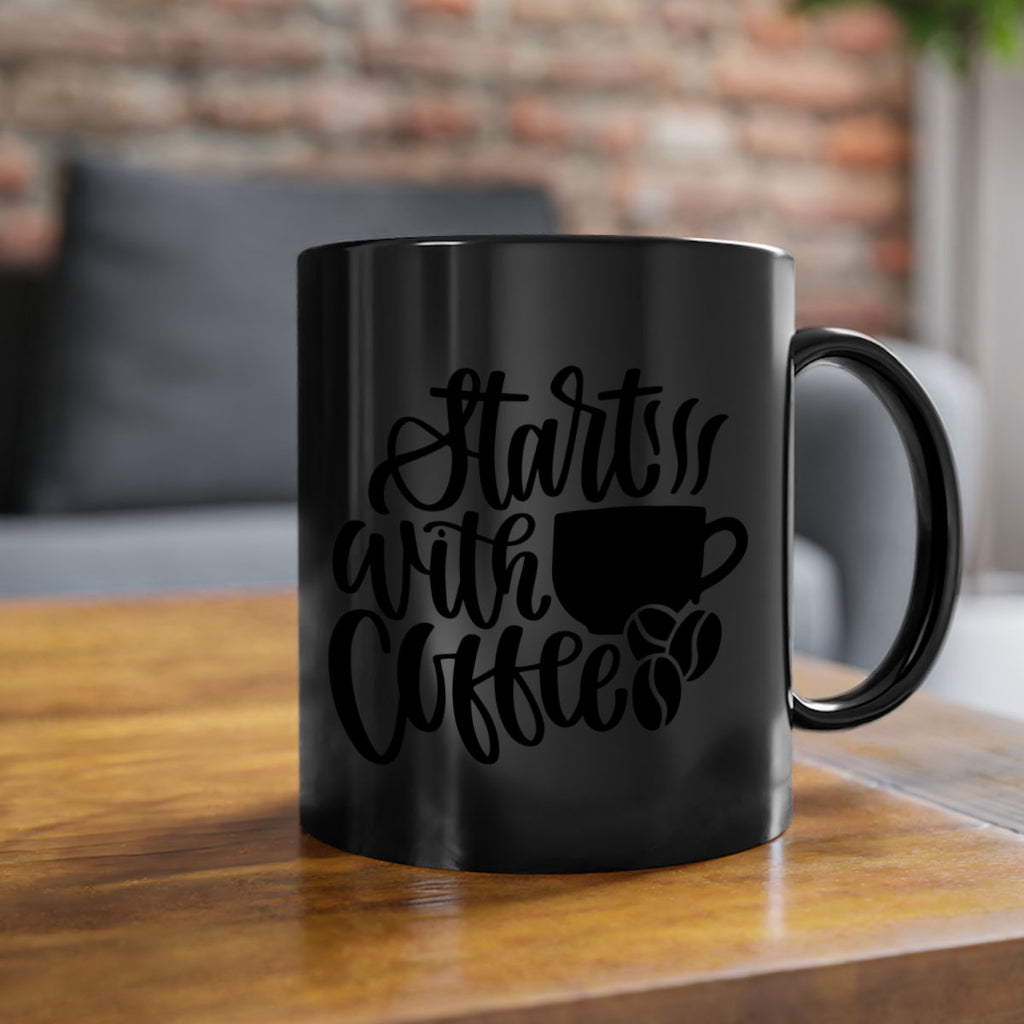 start with coffee 33#- coffee-Mug / Coffee Cup