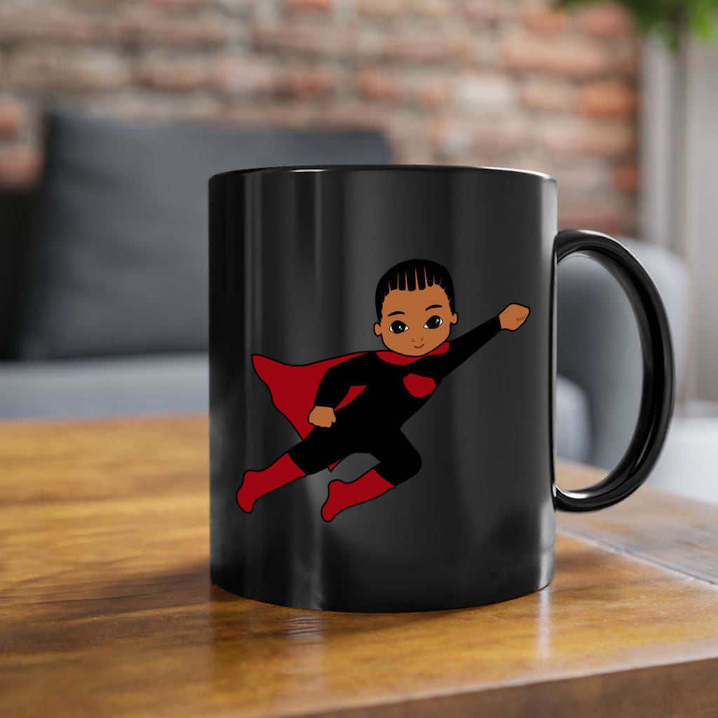 super kid 16#- Black men - Boys-Mug / Coffee Cup