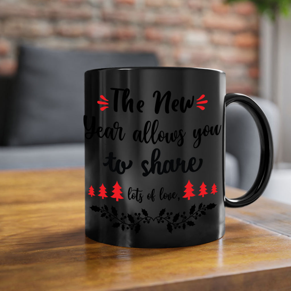 the new year allows you to share lots of love style 1205#- christmas-Mug / Coffee Cup
