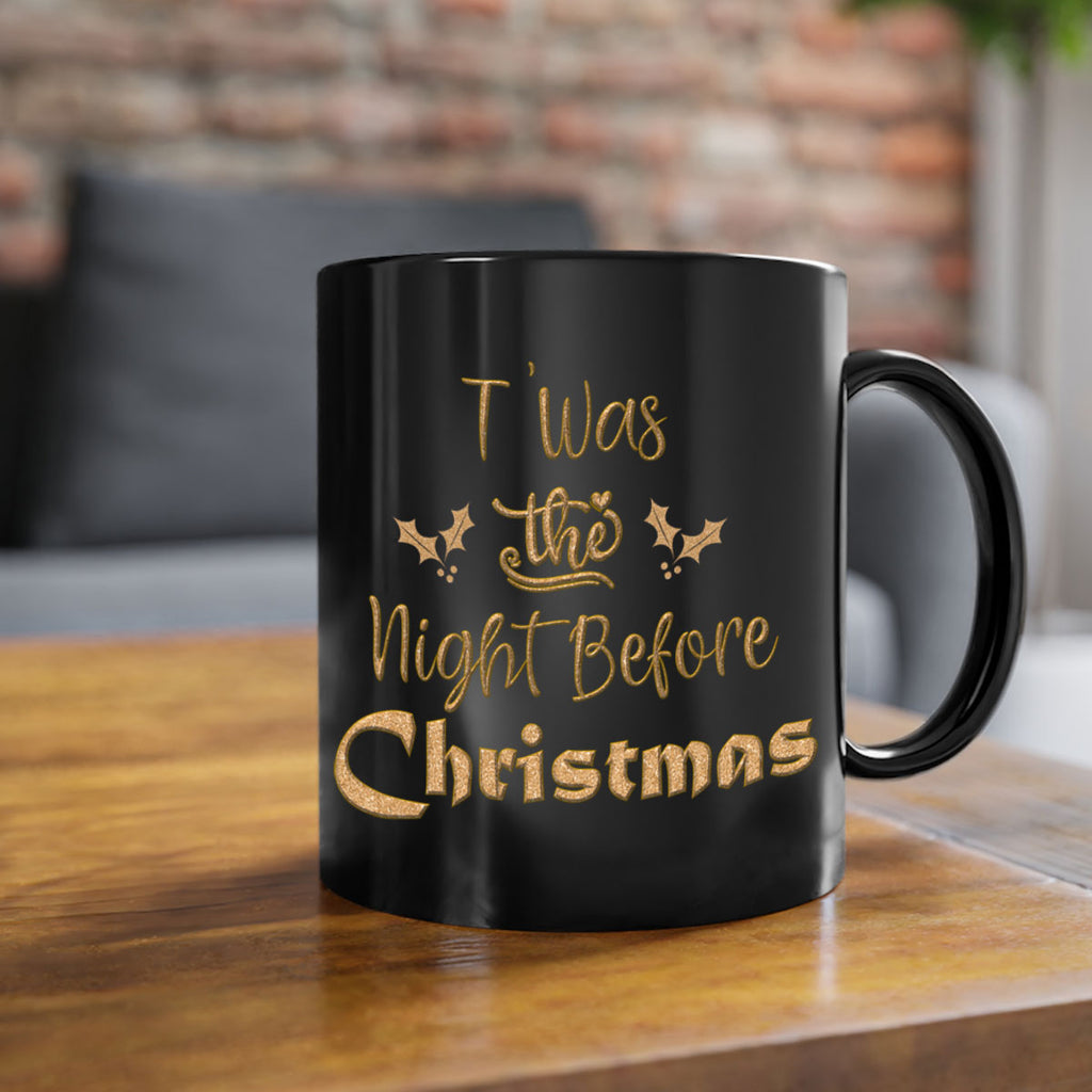 twas the night before christmas gold 439#- christmas-Mug / Coffee Cup