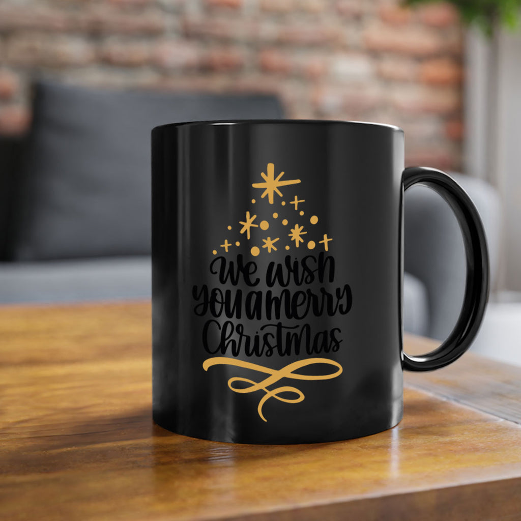 we wish you a merry christmas gold 32#- christmas-Mug / Coffee Cup