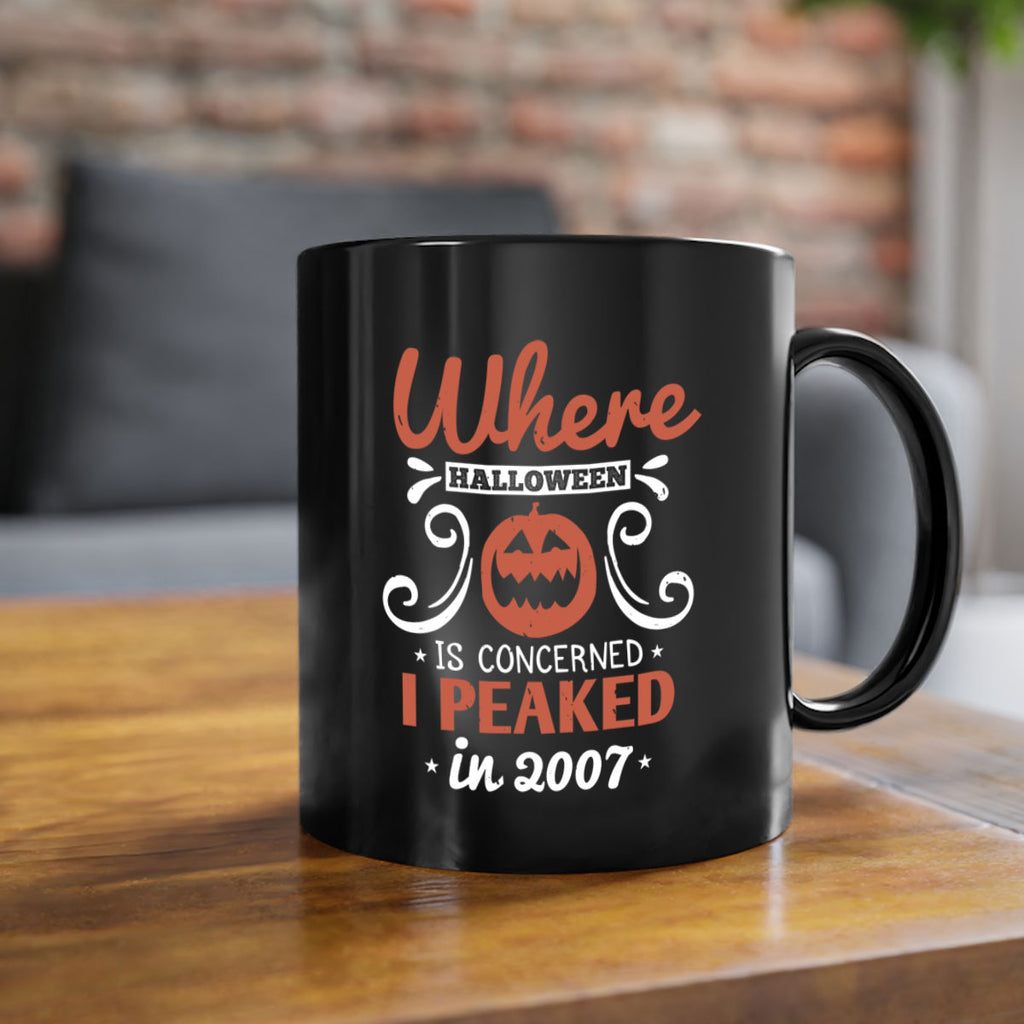 where halloween is 122#- halloween-Mug / Coffee Cup