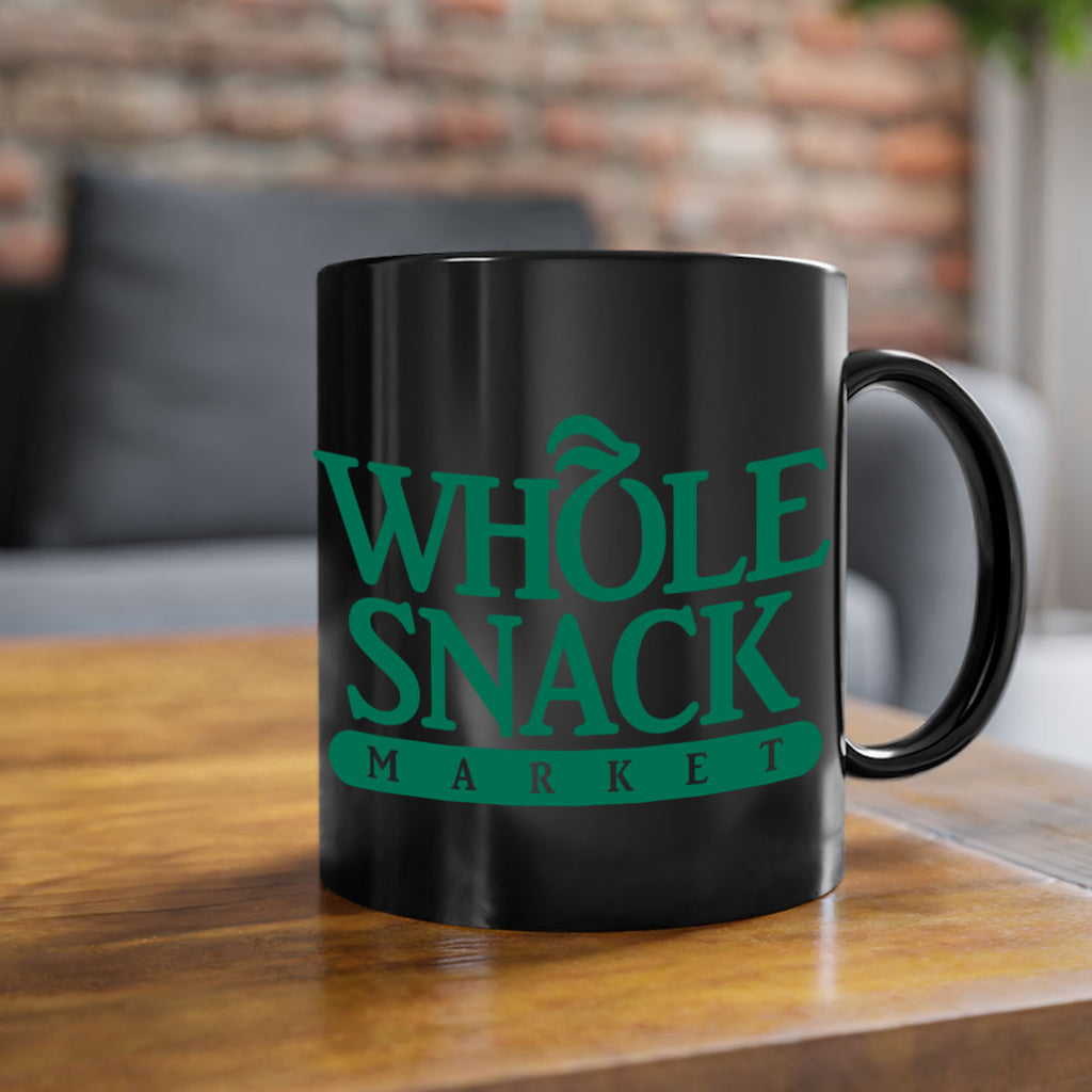 whole snack 9#- black words - phrases-Mug / Coffee Cup