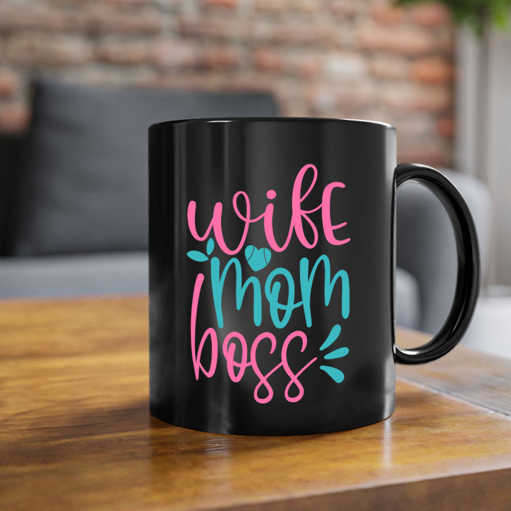wife mom boss 298#- mom-Mug / Coffee Cup