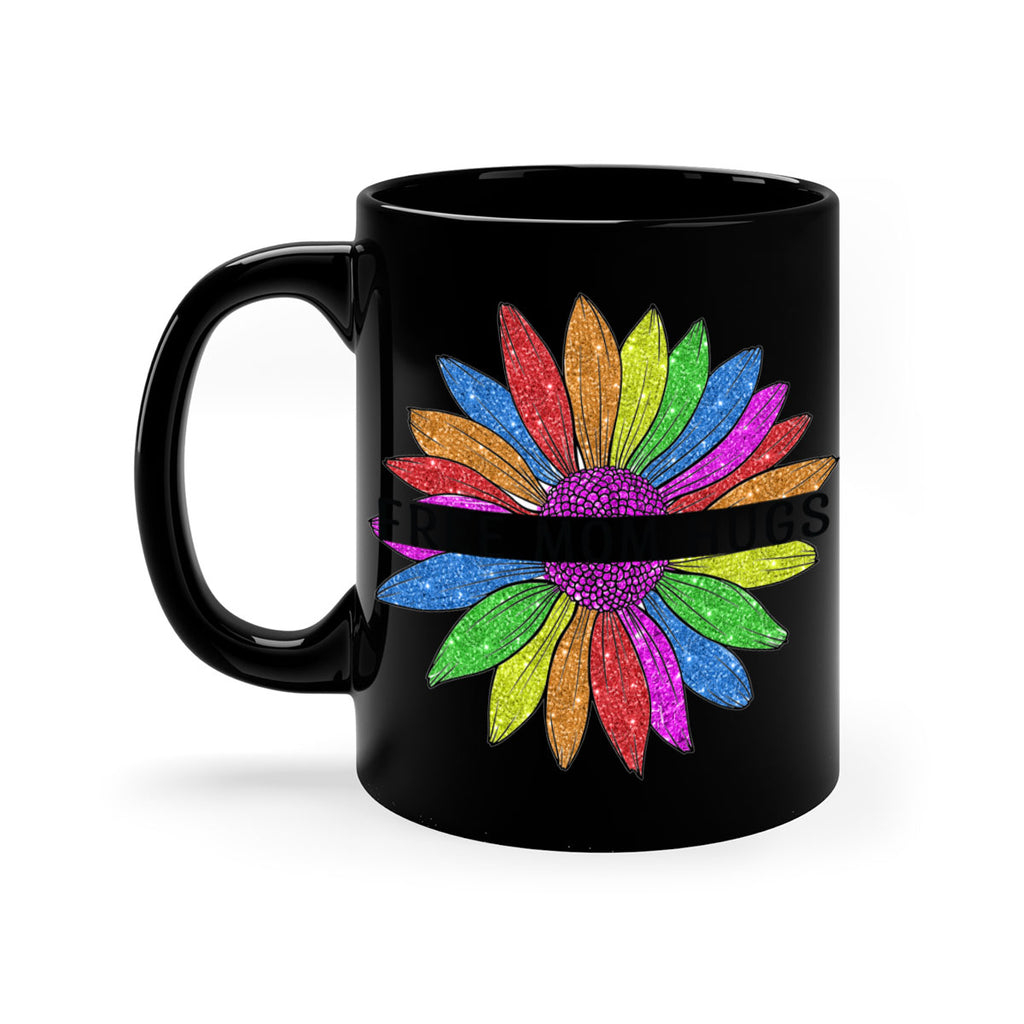 Free Mom Hugs Gay Pride Lgbt Flower 26#- lgbt-Mug / Coffee Cup