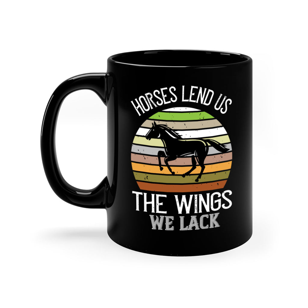 Horses lend us the wings we lack Style 43#- horse-Mug / Coffee Cup
